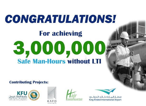 STOM Celebrates 3,000,000 Safe Man hours